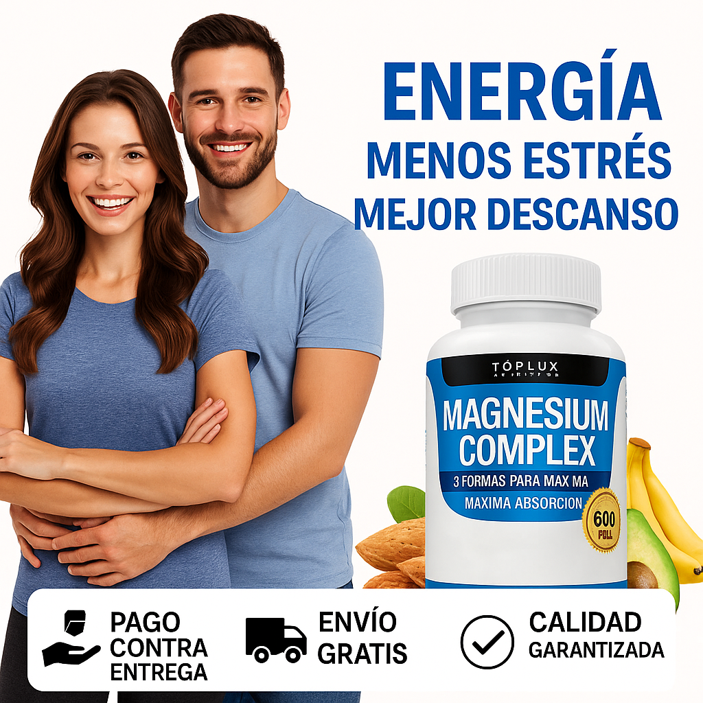 Magnesium Complex 600MG – 8 Formas de Alta Absorción