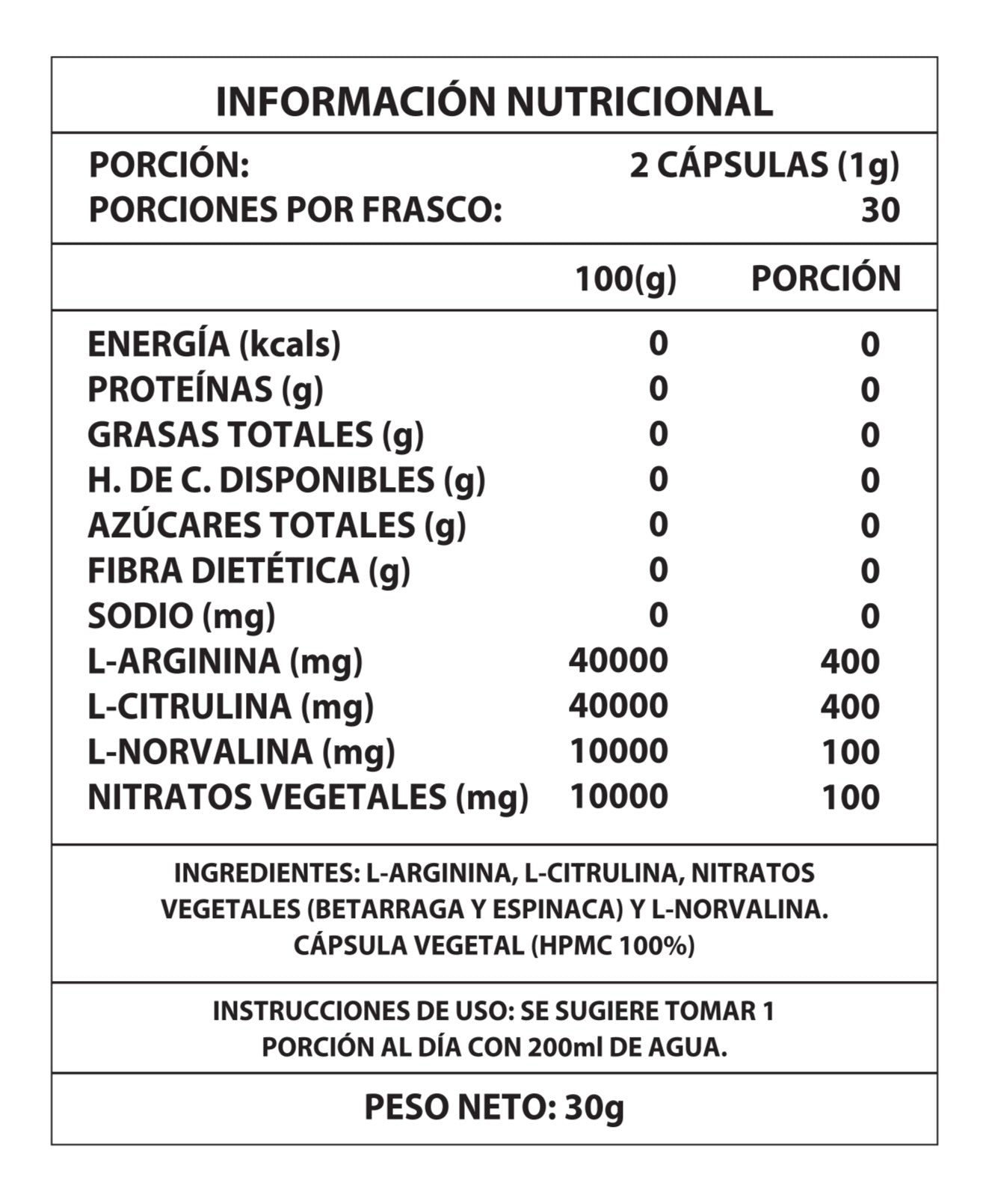 OXIDO NITRICO 1000 MG - Energía Real, Fuerza Explosiva, Resultados Rápidos