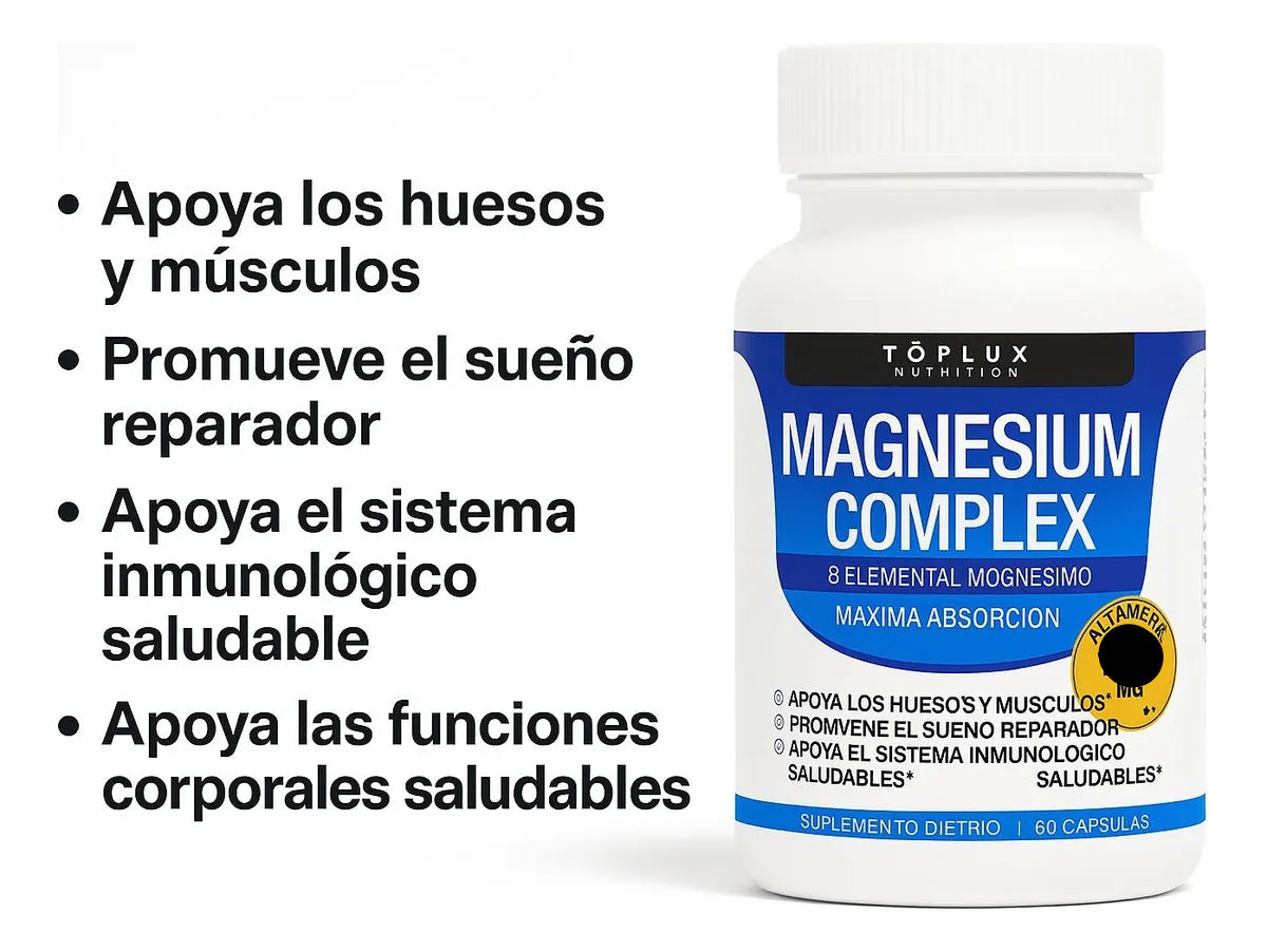 MAGNESIO COMPLEX 600MG - 8 MAGNESIOS