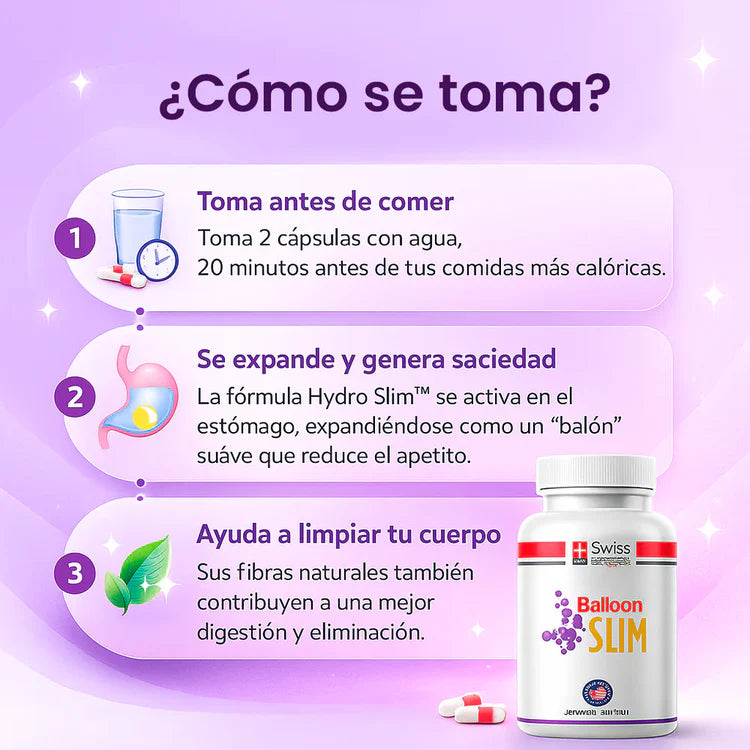 Balloon slim Longevix - 60 caps - Baja de peso!